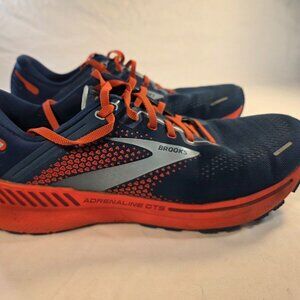 Brooks Adrenaline GTS 22 Men's Size 13 Running Shoes Blue Orange 1103661D404